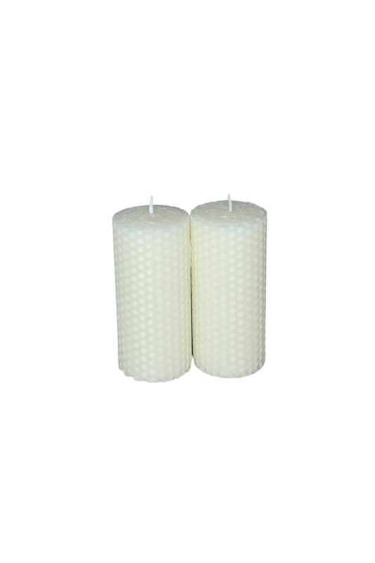 Lumanare fagure - Milky White - 10x4.5