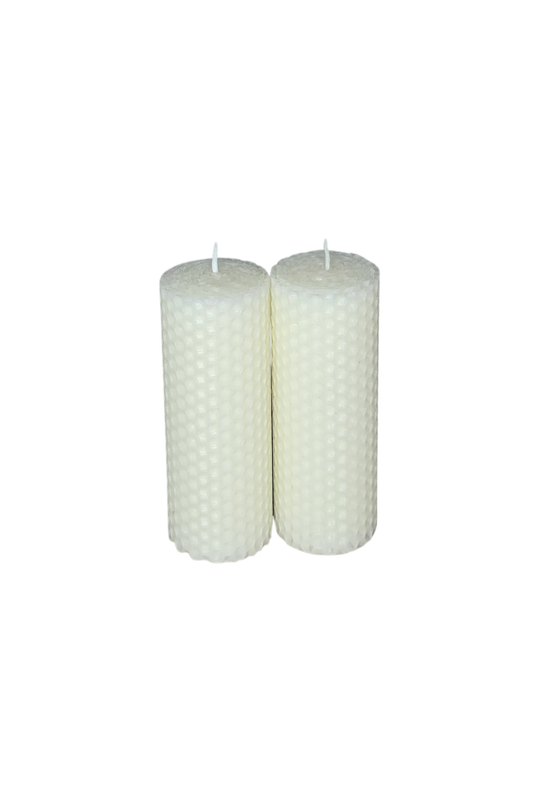 Lumanare fagure - Milky White - 13x4.5