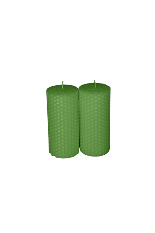 Lumanare fagure - Verde Deschis - 10x4.5